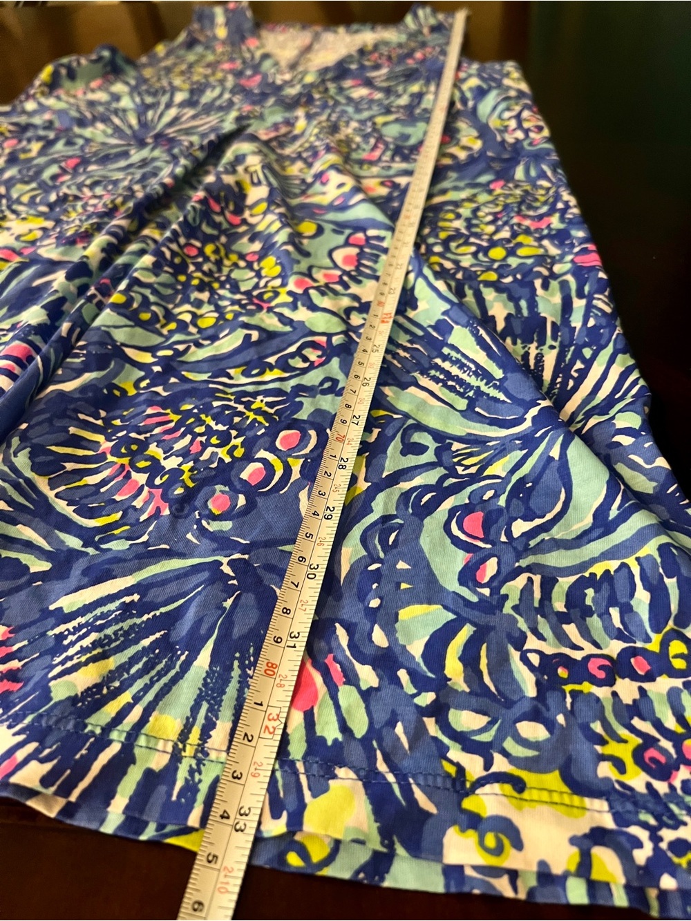 Lilly Pulitzer Amina V-neck Blue Multi Paisley Print Sleeveless Dress Size Small - Picture 10 of 13